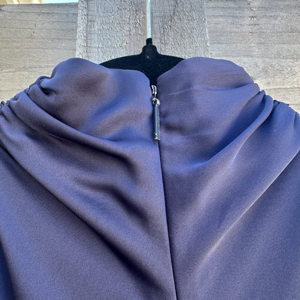 Ted Baker High Cowl Neck Elegant Maxi Dress Wedding Bridesmaid Navy - 4 - Picture 3 of 5